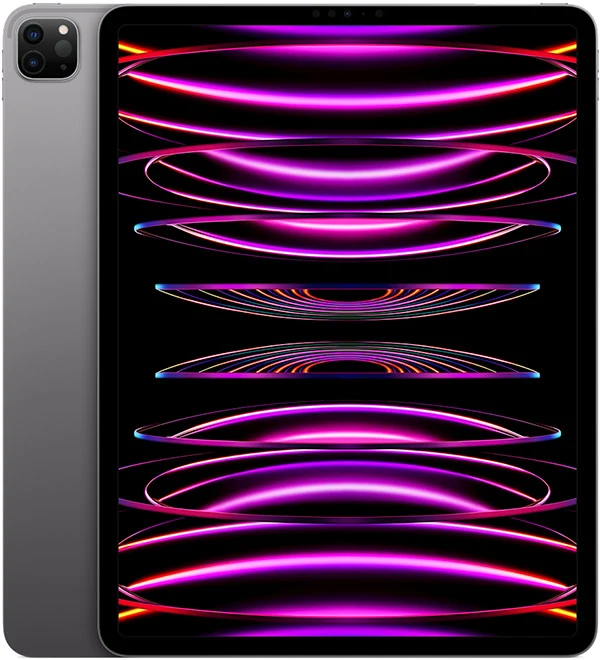 iPad Pro 12,9″ (6. Generation), Vorderseite