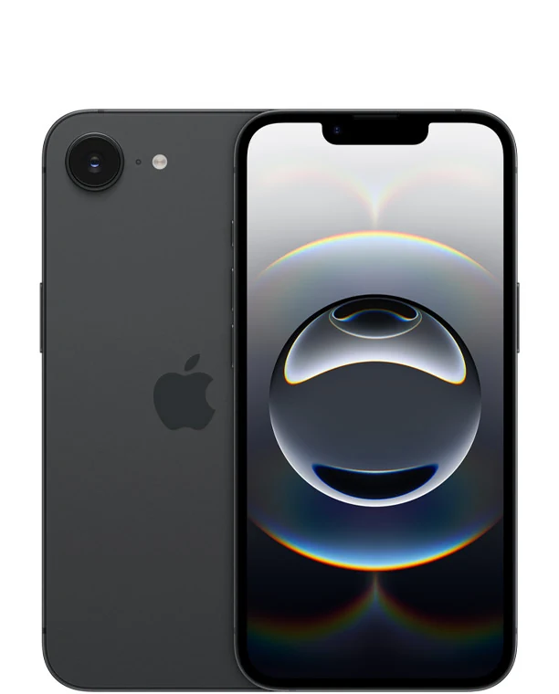 iPhone 16e, Vorder- und Rückseite