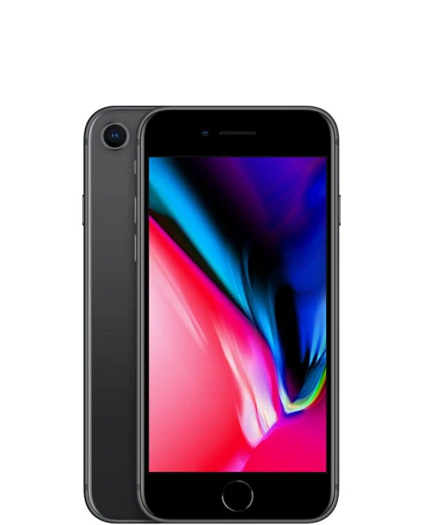 iPhone 8, Vorder- und Rückseite