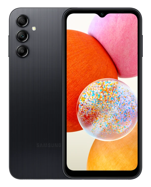 Galaxy A14, Vorder- und Rückseite