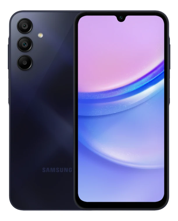 Galaxy A15, Vorder- und Rückseite