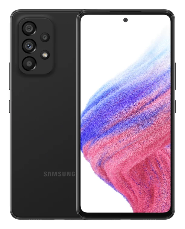 Galaxy A53, Vorder- und Rückseite