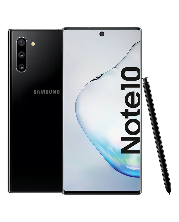 Galaxy Note 10, Vorder- und Rückseite