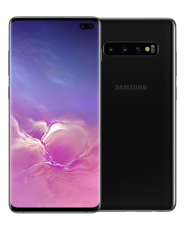 Galaxy S10+, Vorder- und Rückseite