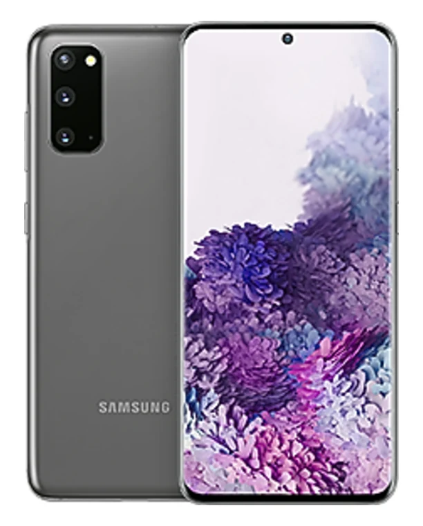Galaxy S20, Vorder- und Rückseite