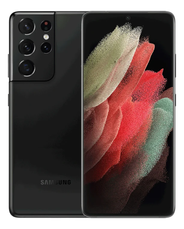 Galaxy S21 Ultra, Vorder- und Rückseite
