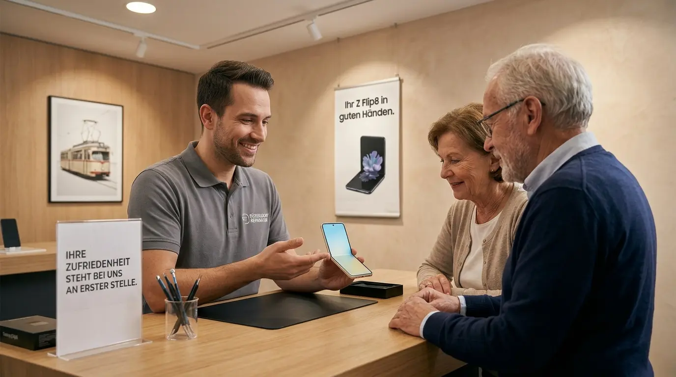 Samsung Galaxy Z Flip 8 Smartphone Reparatur Düsseldorf